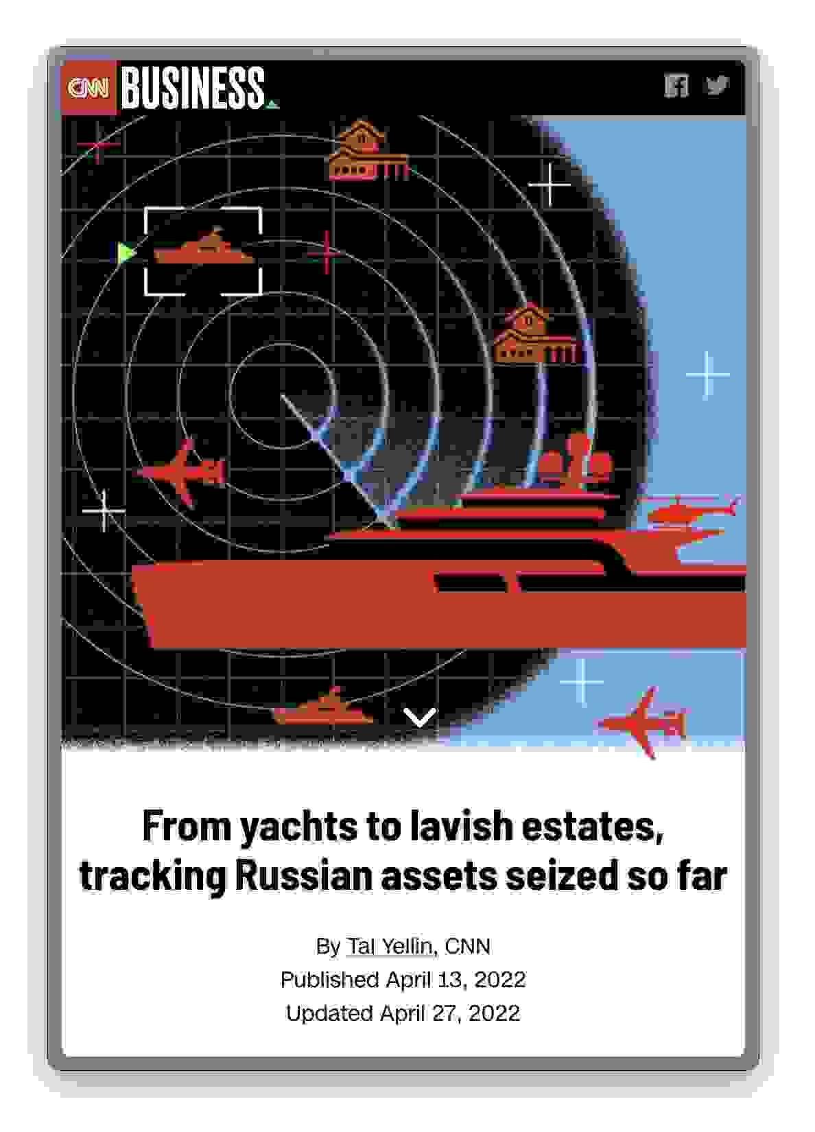 Russian assets seized